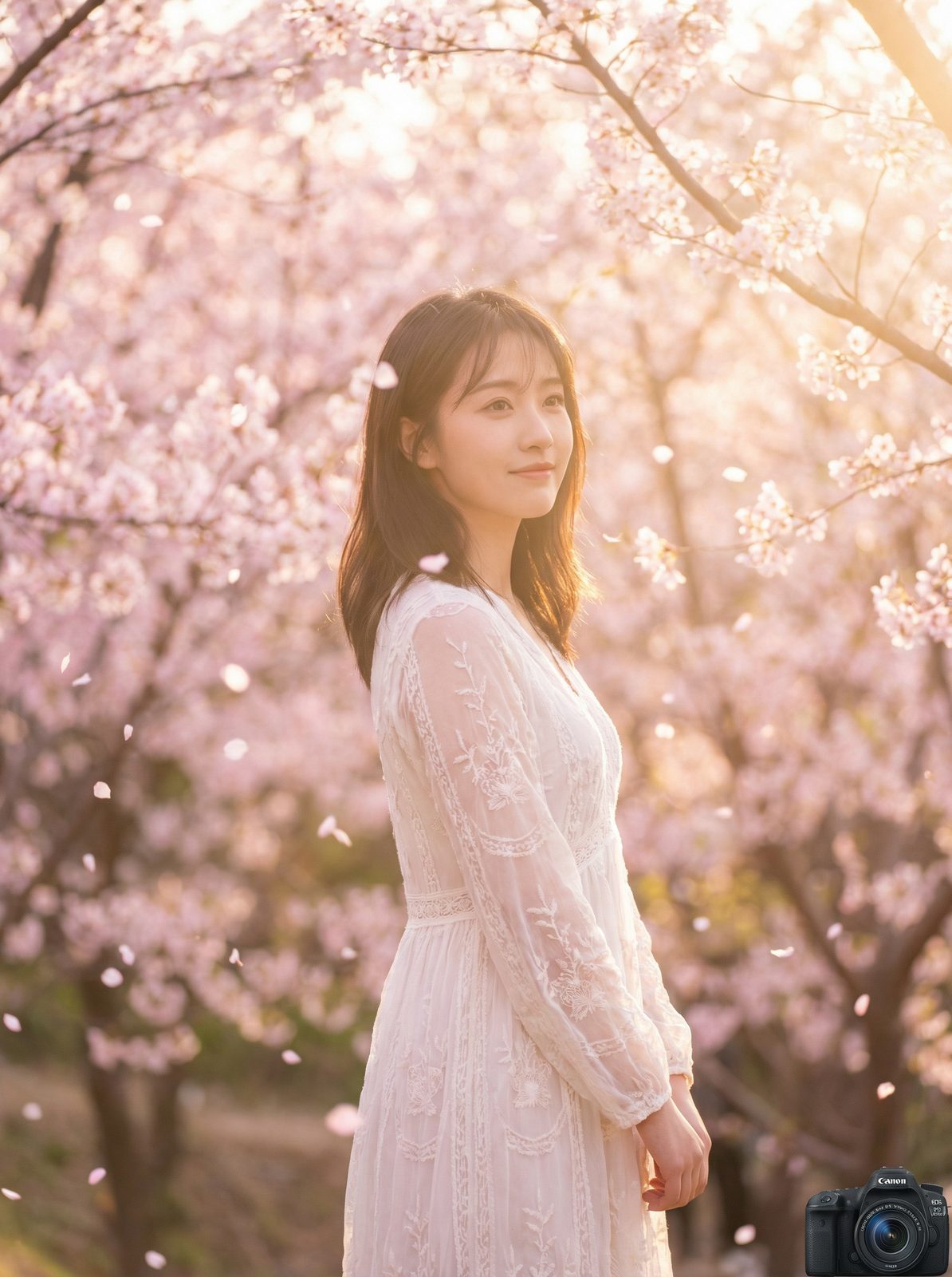 芒果视频写真视频-樱花季唯美写真拍摄